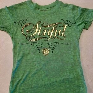 Sinful T-shirt size small